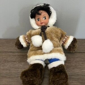 Artic Circle Enterprises Eskimo Girl Doll Vintage